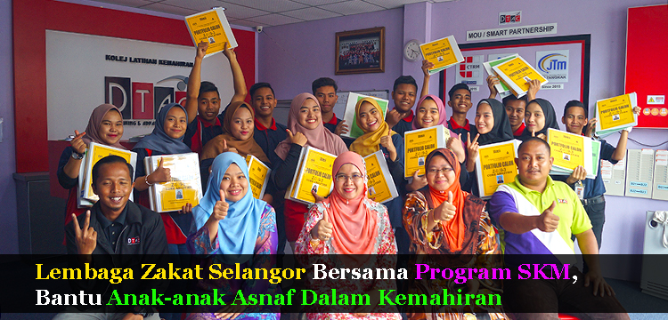 Lembaga Zakat Selangor Bersama Program SKM, Bantu Anak-anak Asnaf Dalam Kemahiran